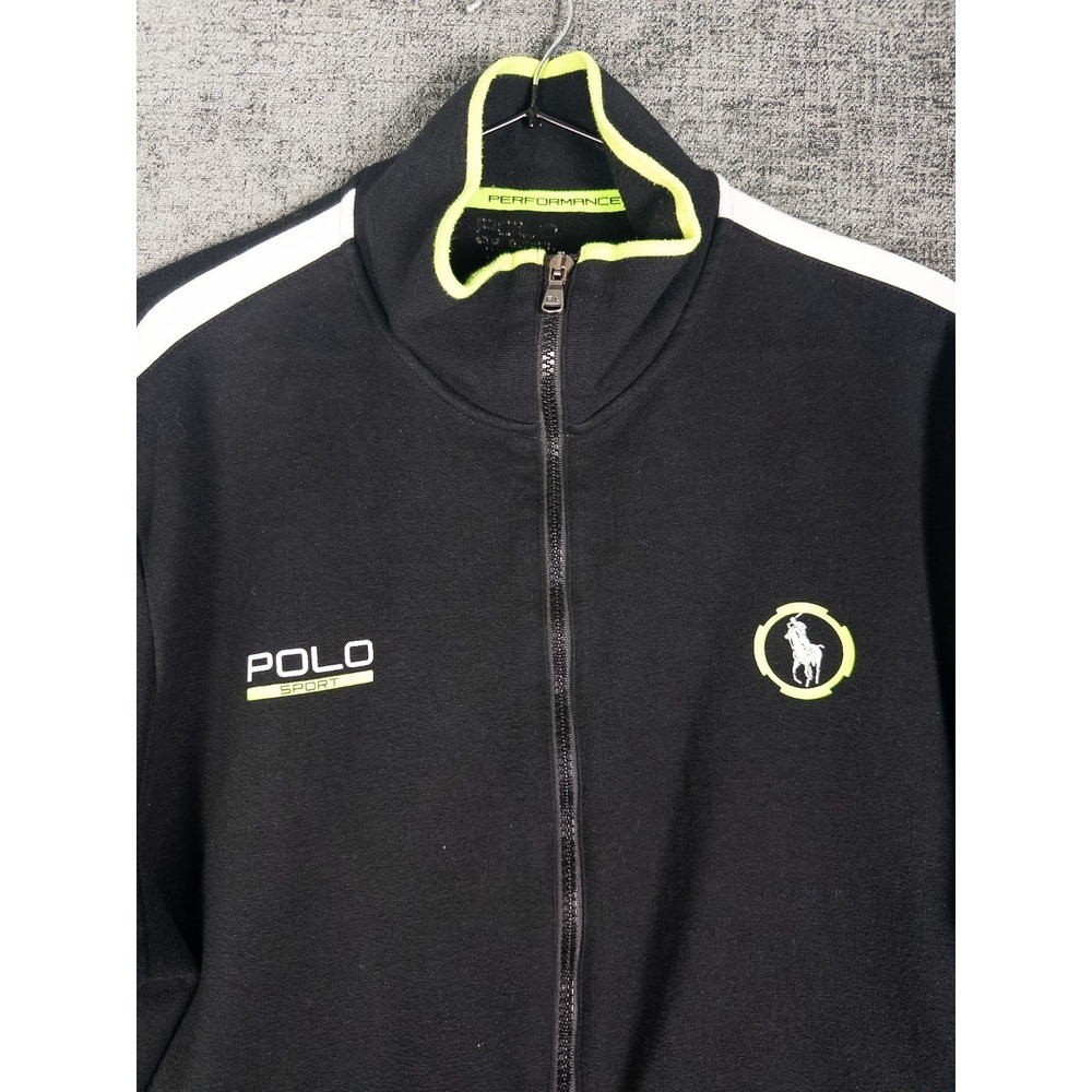 Polo Ralph Lauren Sport Full‎ Zip Performance Jacket Mens XL Track Suit Top Logo